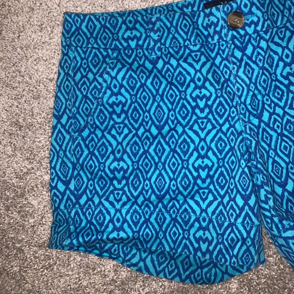 American Eagle Midi Stretch Blue Shorts size 6 - Picture 5 of 11